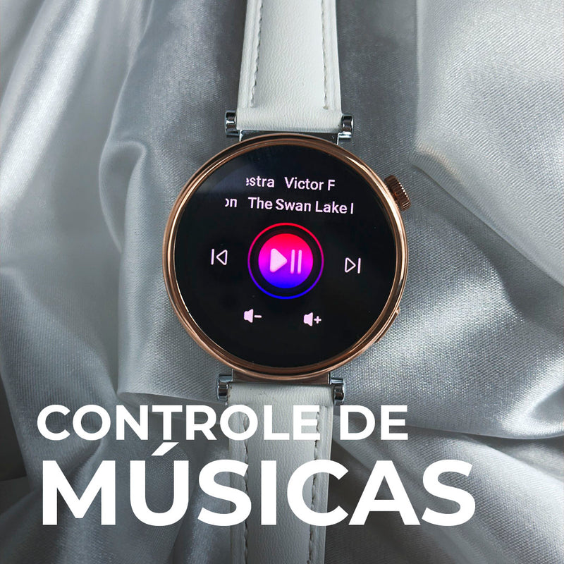 ÁUREA | TELA AMOLED | DUAS PULSEIRAS