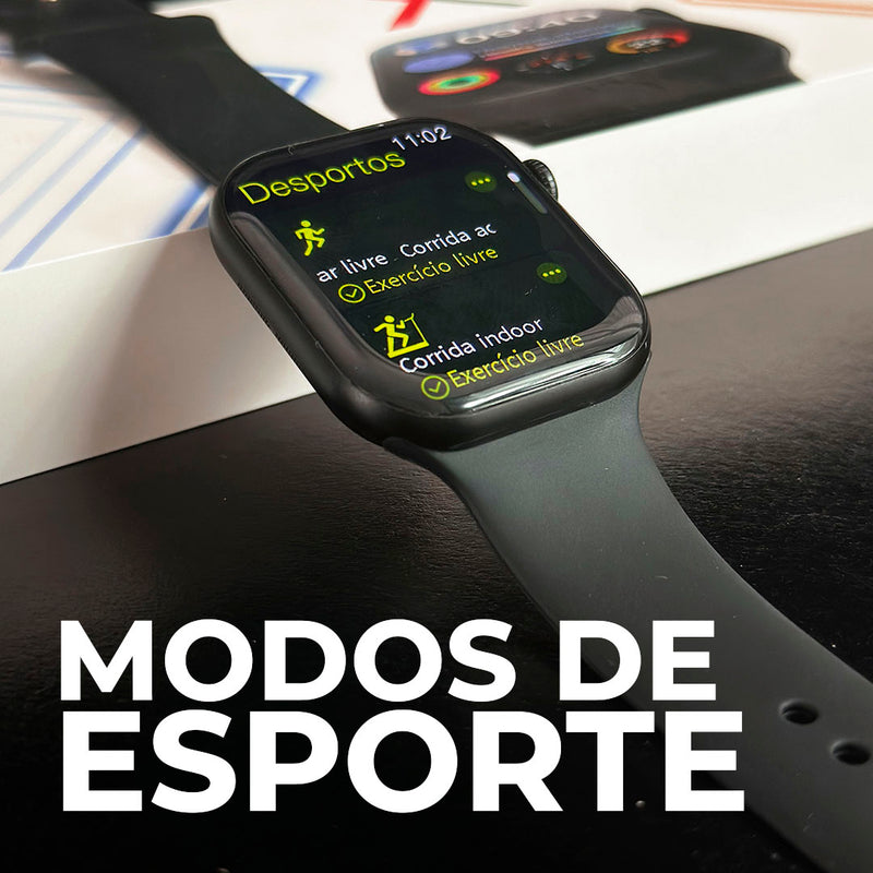 Smartwatch S10 PRO Microwear | chat GPT em | 1GB | Tradutor de Idiomas | Capinha