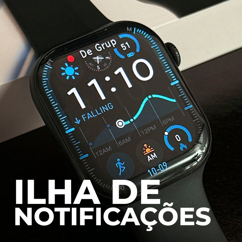 Smartwatch S10 PRO Microwear | chat GPT em | 1GB | Tradutor de Idiomas | Capinha