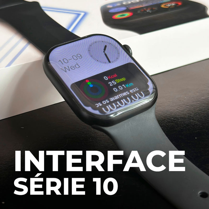 Smartwatch S10 PRO Microwear | chat GPT em | 1GB | Tradutor de Idiomas | Capinha