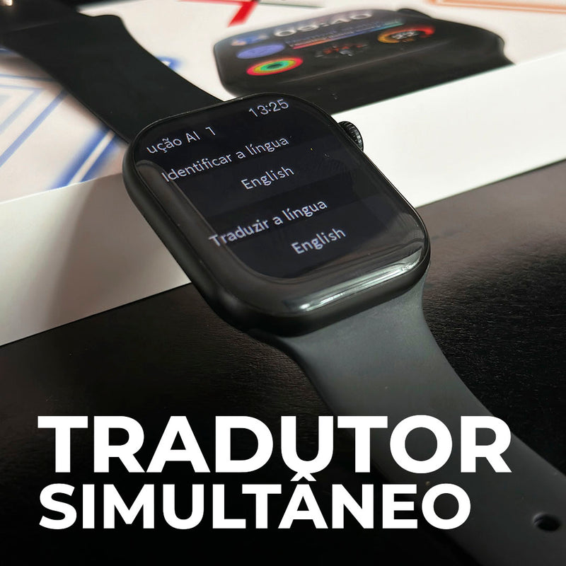 Smartwatch S10 PRO Microwear | chat GPT em | 1GB | Tradutor de Idiomas | Capinha